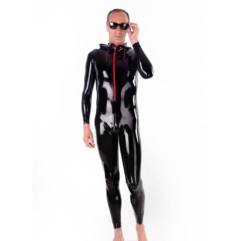 Combinaison Latex Homme avec Capuche