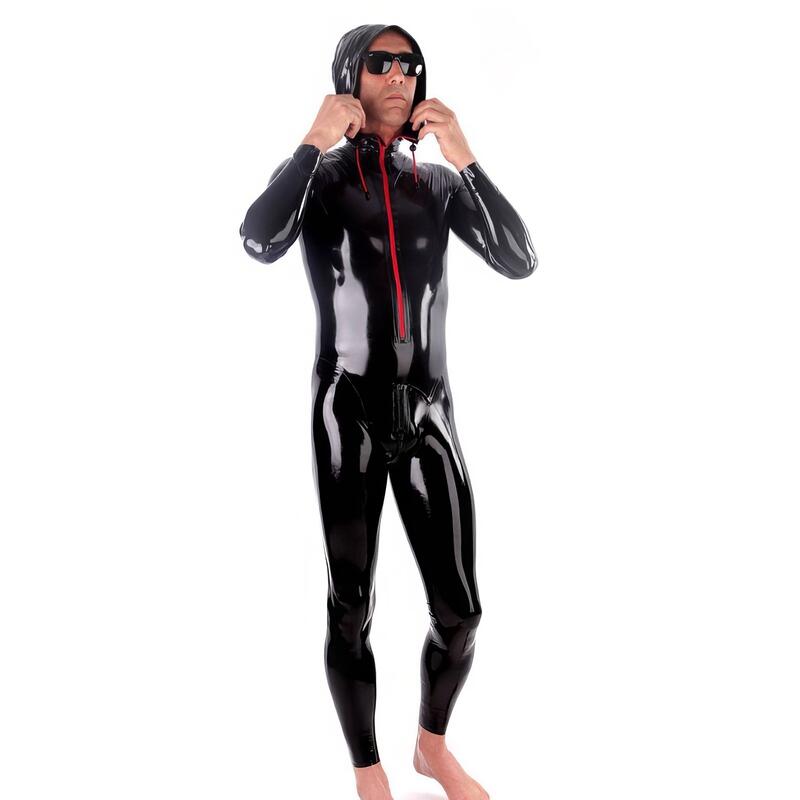 Combinaison Latex Homme avec Capuche