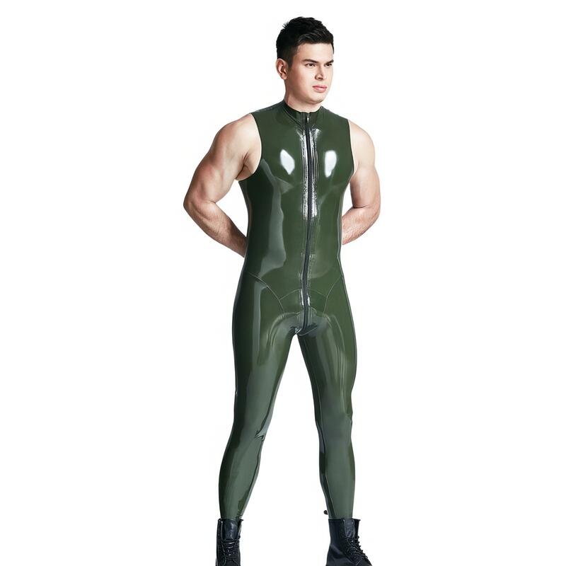 Combinaison Latex sans Manches Homme