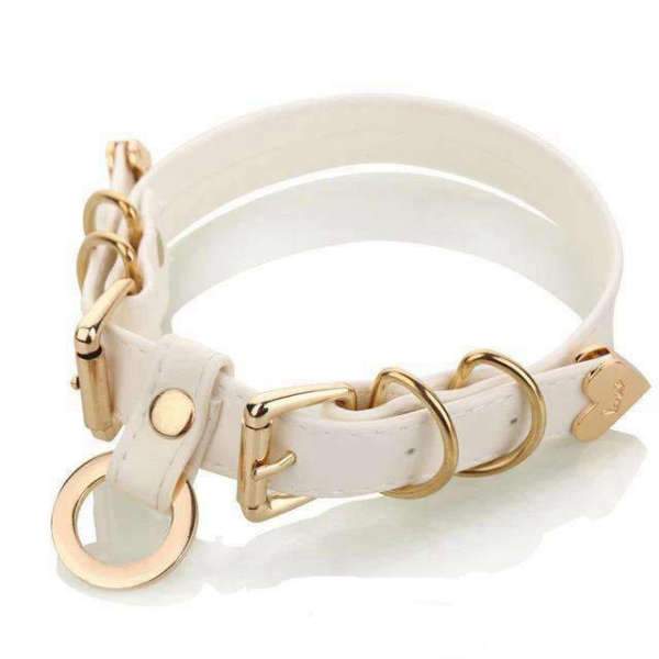 Choker SM blanc