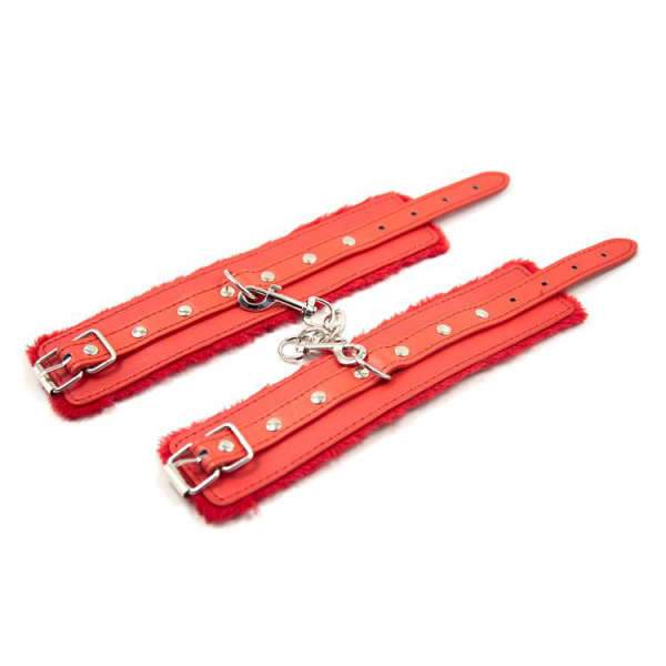 Kit Bdsm Cuir Rouge