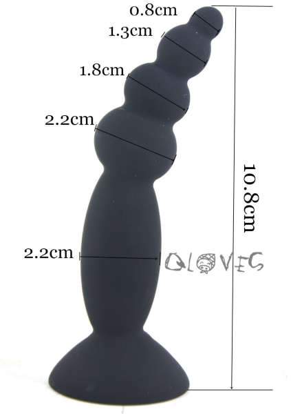 Plug anal silicone
