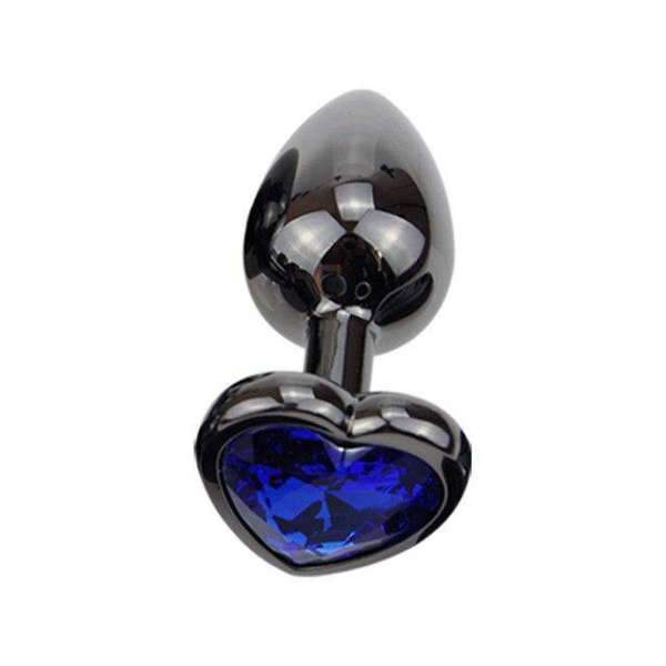 Plug Anal métal bleu