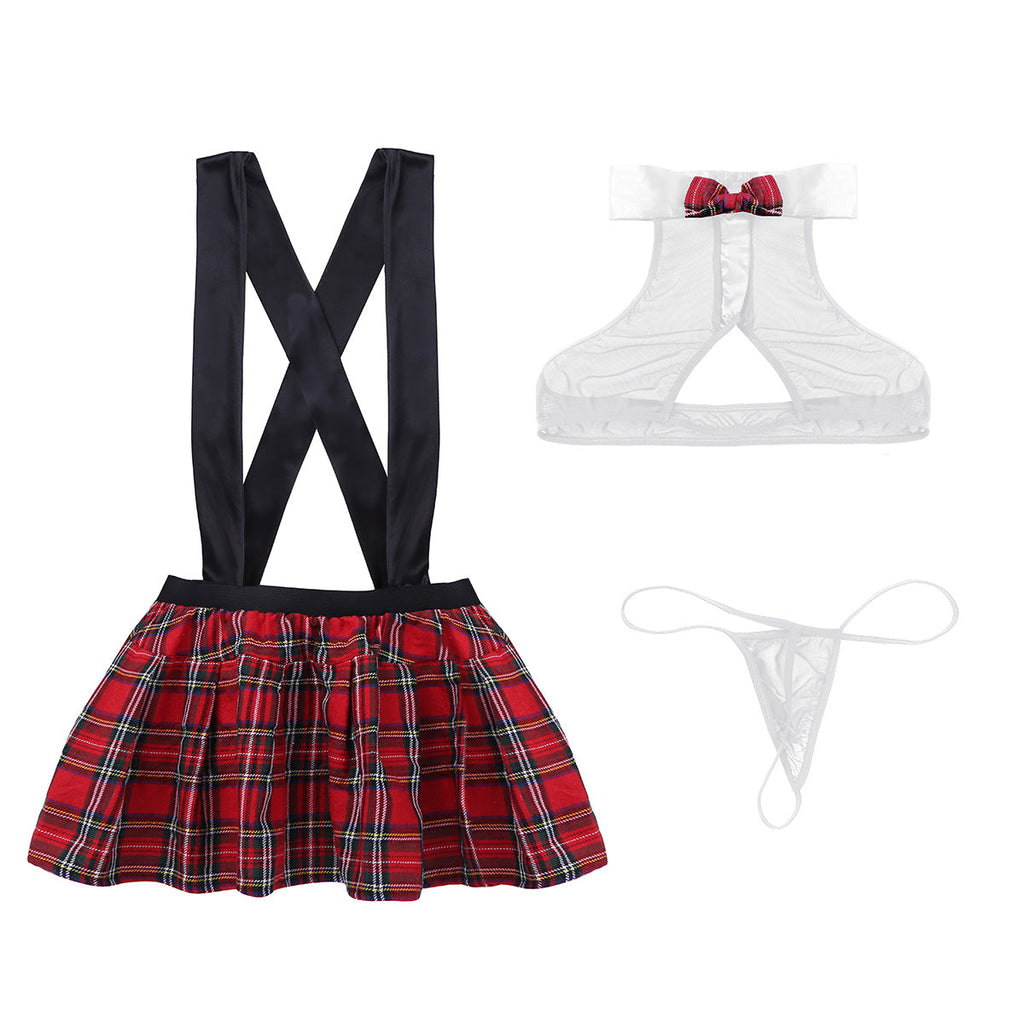 Tenue Ecoliere Sexy Écossaise