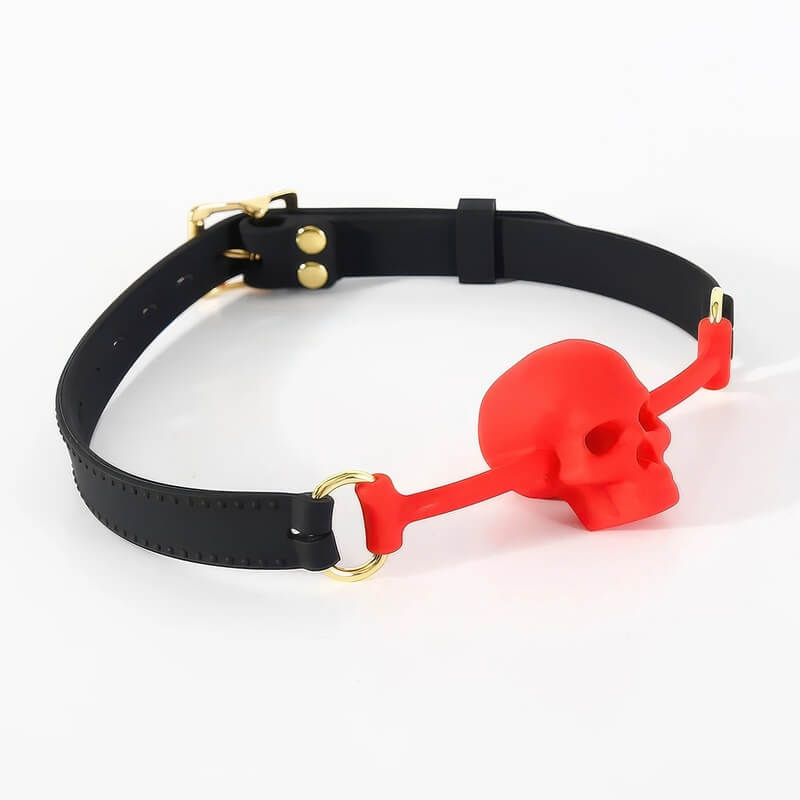 Bâillon BDSM Tête de Mort
