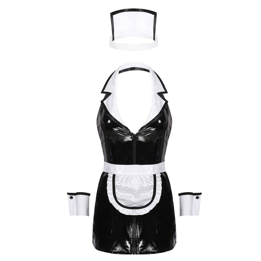 Tenue Soubrette Sexy Vinyle