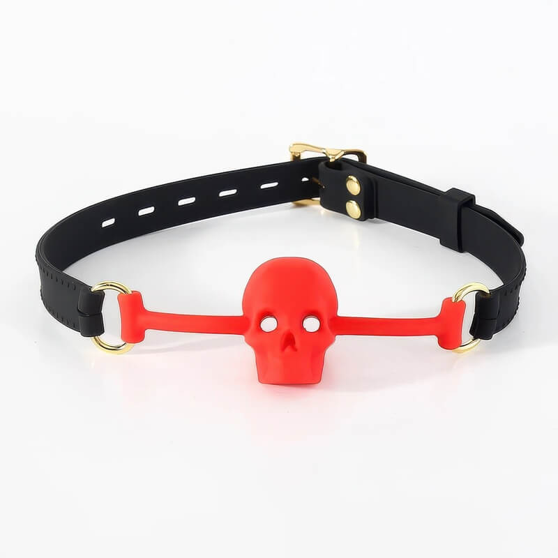 Bâillon BDSM Tête de Mort