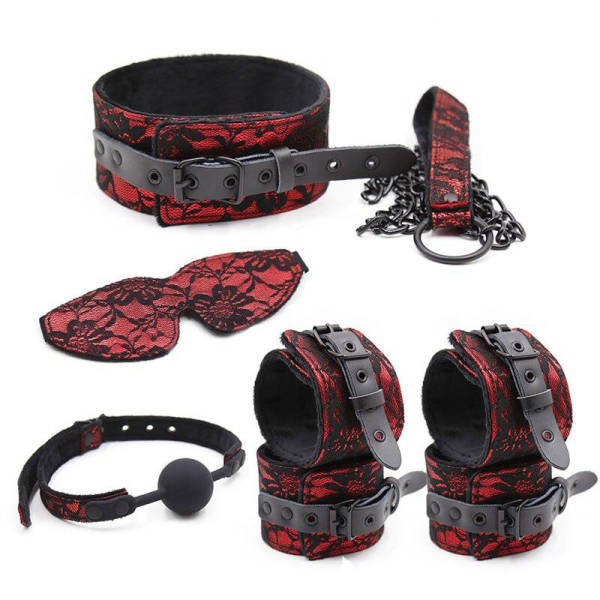 Kit bondage Cuir et Dentelle