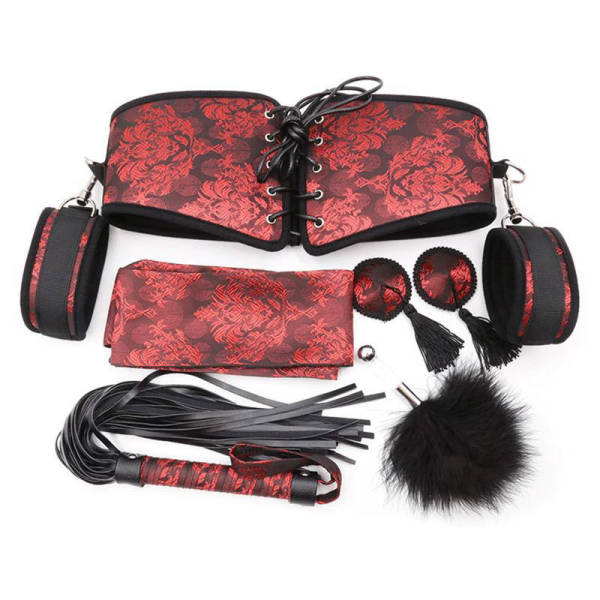Kit Bondage Corset Menottes