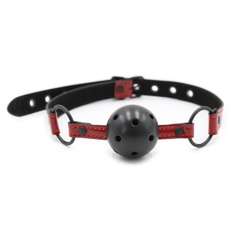 Bâillon Boule Cuir | BDSM Empire
