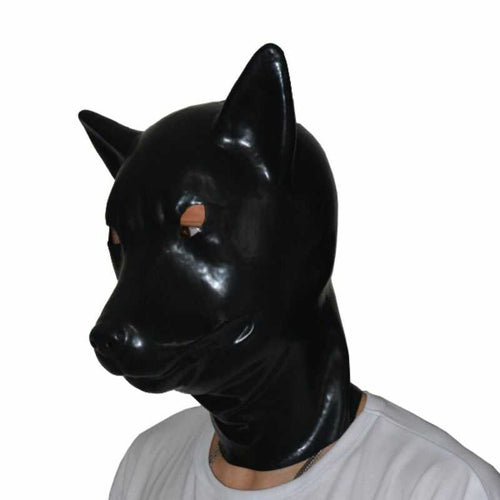 BDSM Cagoule de Loup Latex