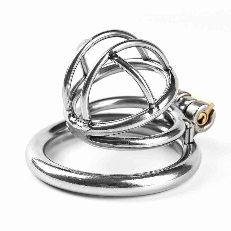 Cage chasteté cocu avec deux anneaux