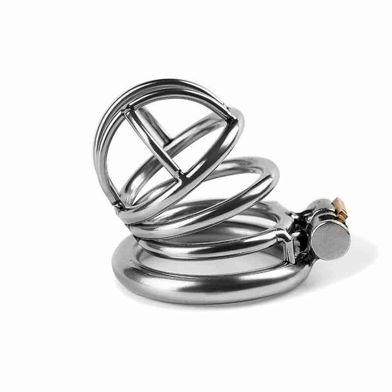 Cage de chasteté cocu avec trois anneaux