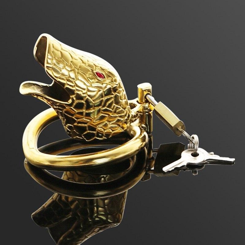 cage-chastete-golden-serpent