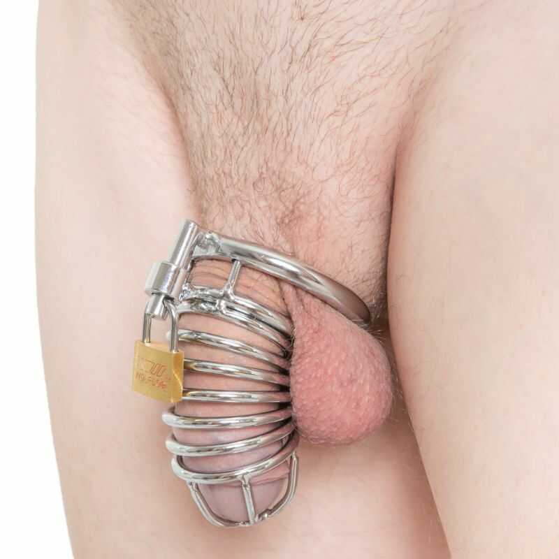 Cage de chasteté Argentée soumis