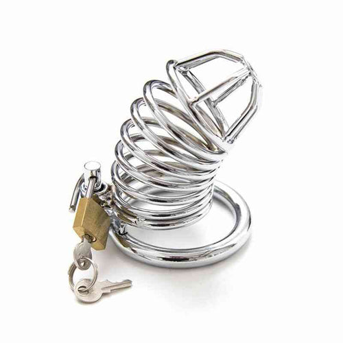 Cage de chasteté Argentée