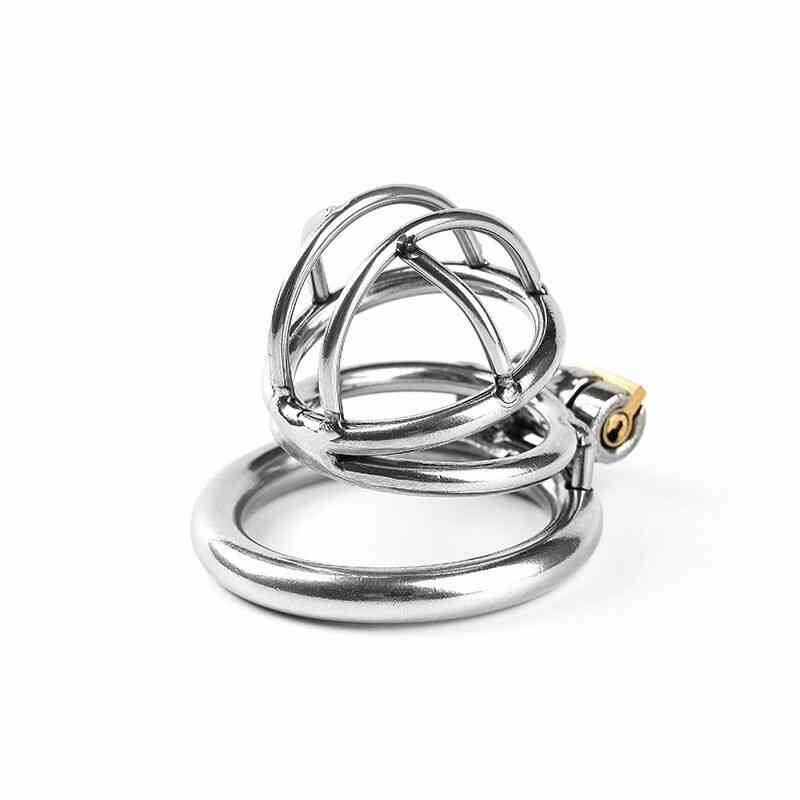 Cage de chasteté cocu avec deux anneaux