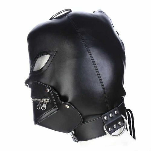 Cagoule BDSM en Cuir