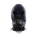 Cagoule BDSM Bouche Zippée