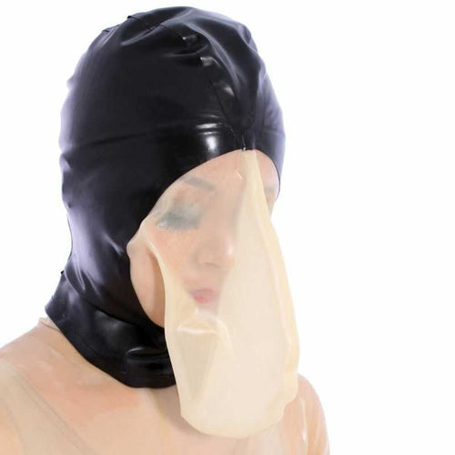 Cagoule Latex jeu Respiration