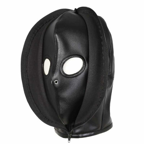 Cagoule Privation Sensorielle en Cuir