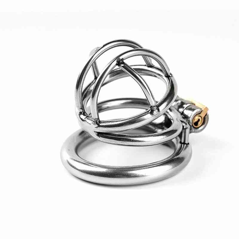 Cocu cage de chasteté avec deux anneaux