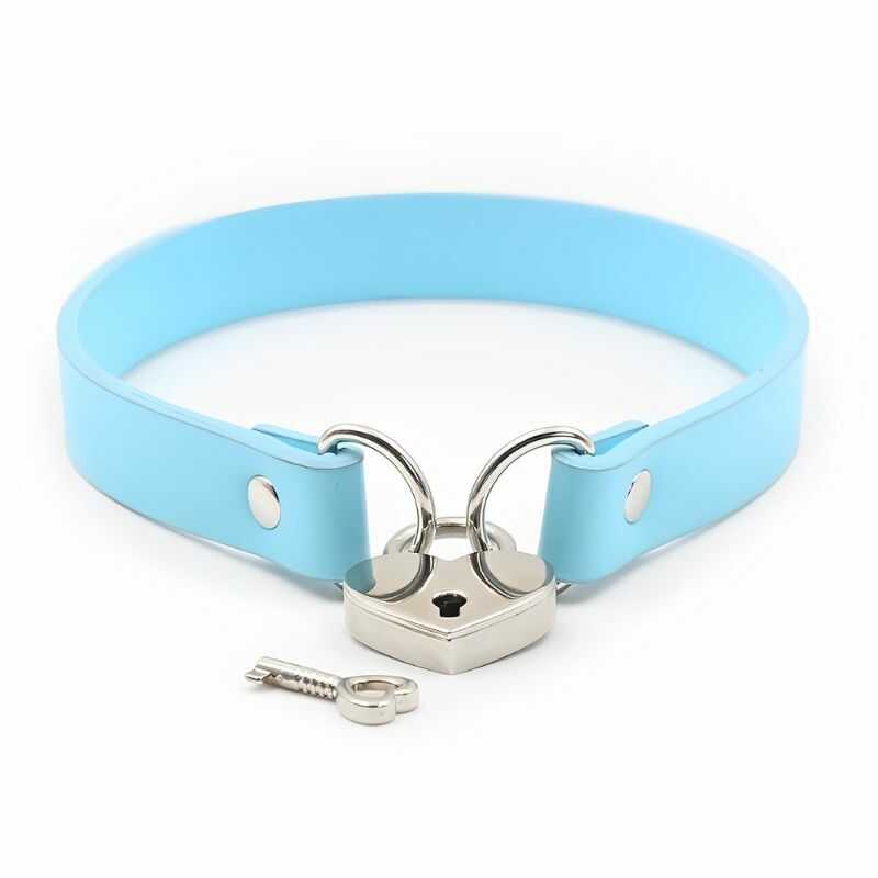 Collier BDSM Cadenas Bleu