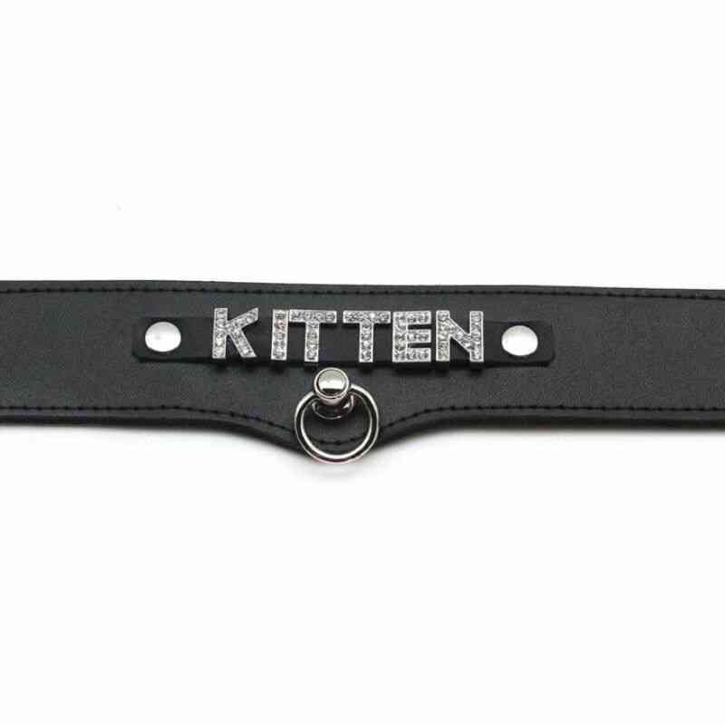 Collier BDSM Chaton