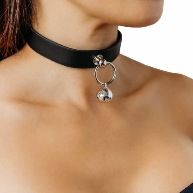 Collier BDSM en Cuir