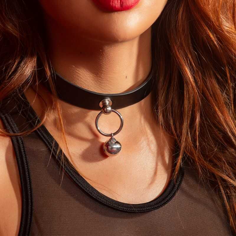 Collier Cuir BDSM