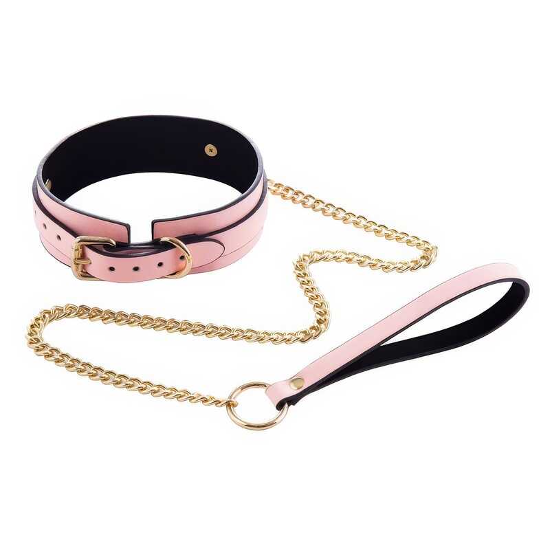 Collier laisse phosphorescent Rose