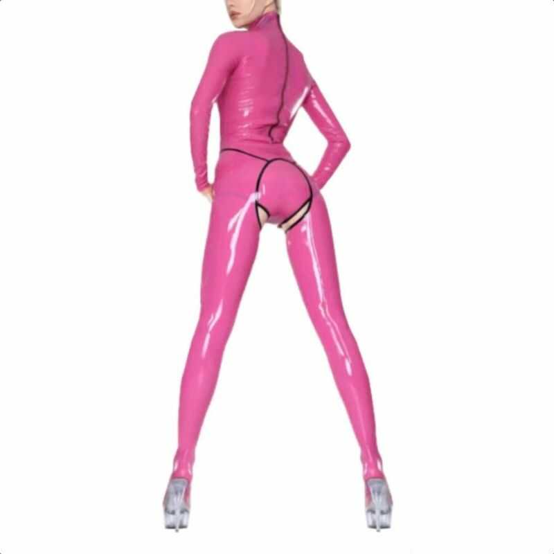 Combinaison Jambes Ouvertes Latex