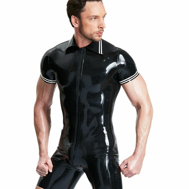 Combinaison Latex Court Homme