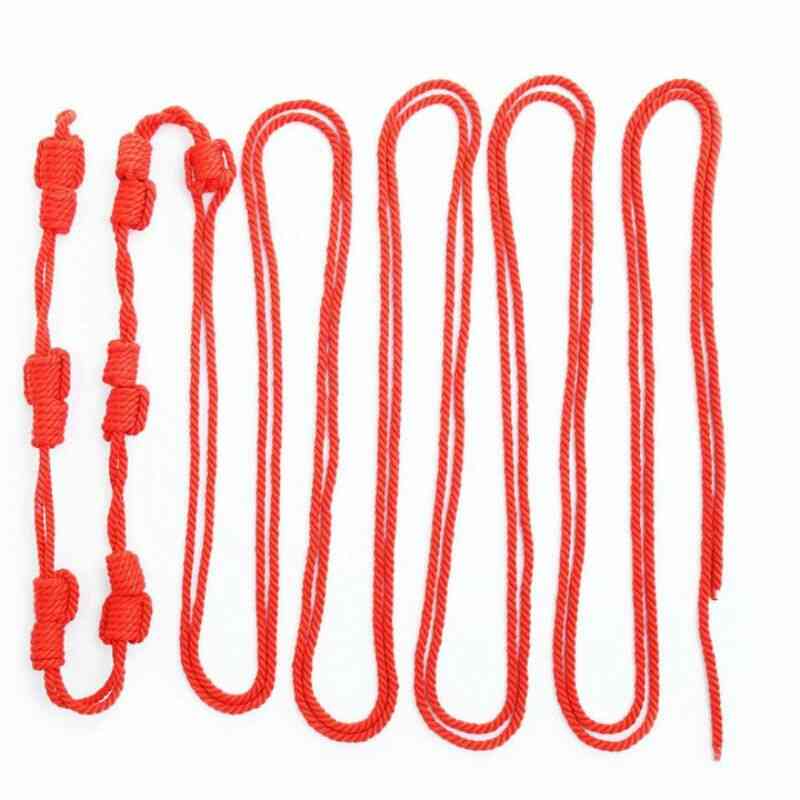Corde de Bondage Nouée en Rouge