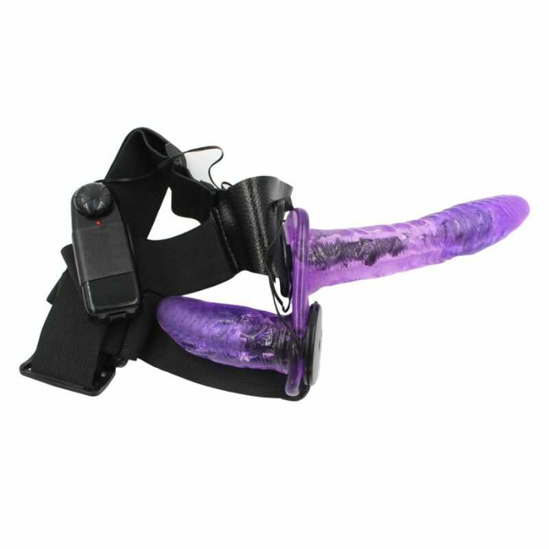 Double Gode Ceinture Vibrant Violet