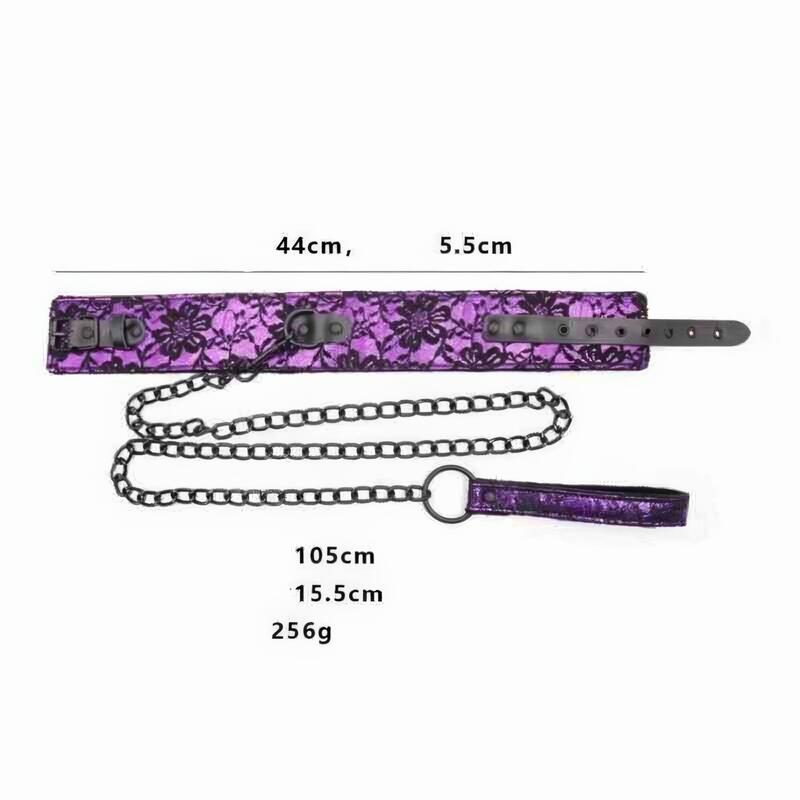 Collier Laisse Violet