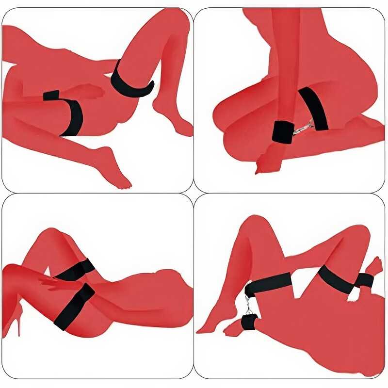 Ensemble de Menottes Cuisses et Poignets