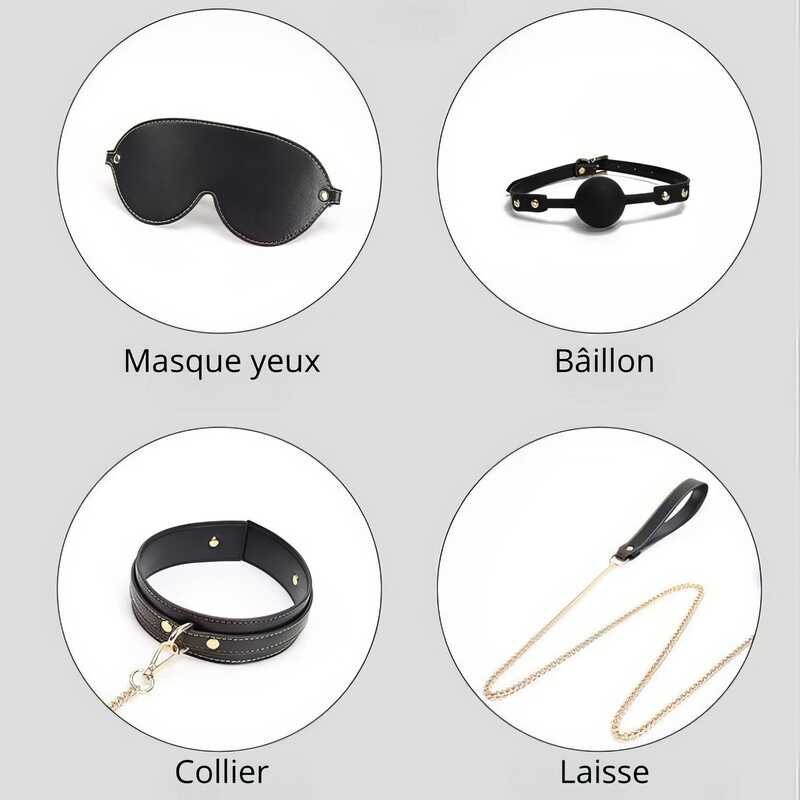 Kit BDSM Premium Noir