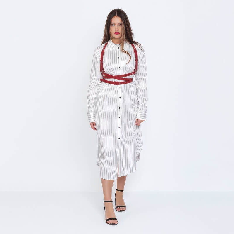 Harnais Ceinture Cuir Femme