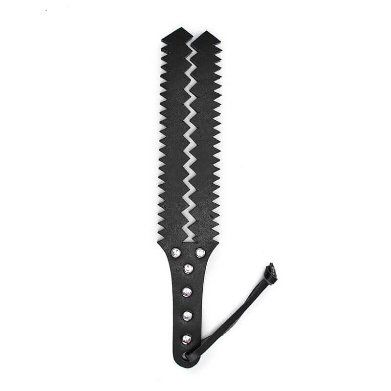 Fouet SM cuir noir