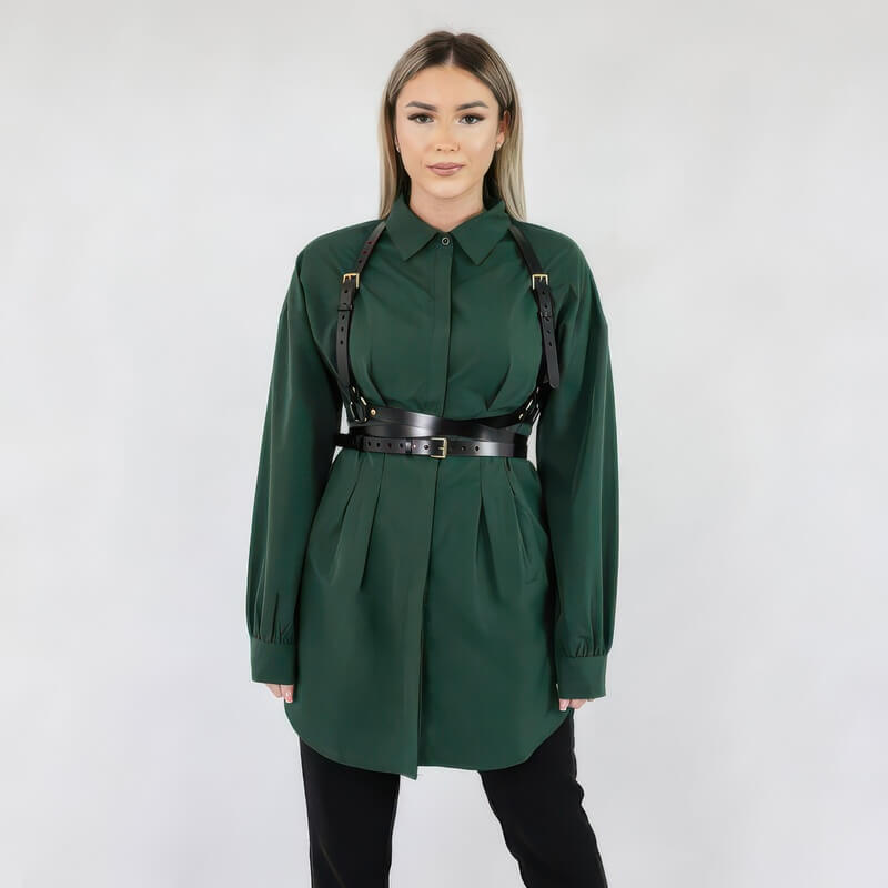 Harnais Ceinture Cuir Femme