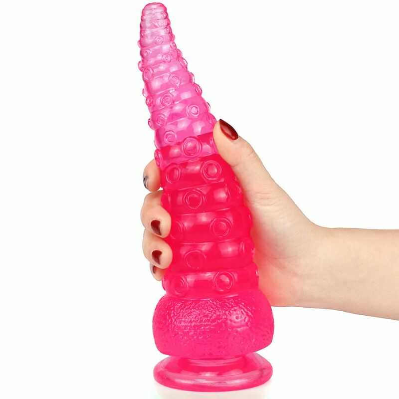 Gode avec Tentacule Rose