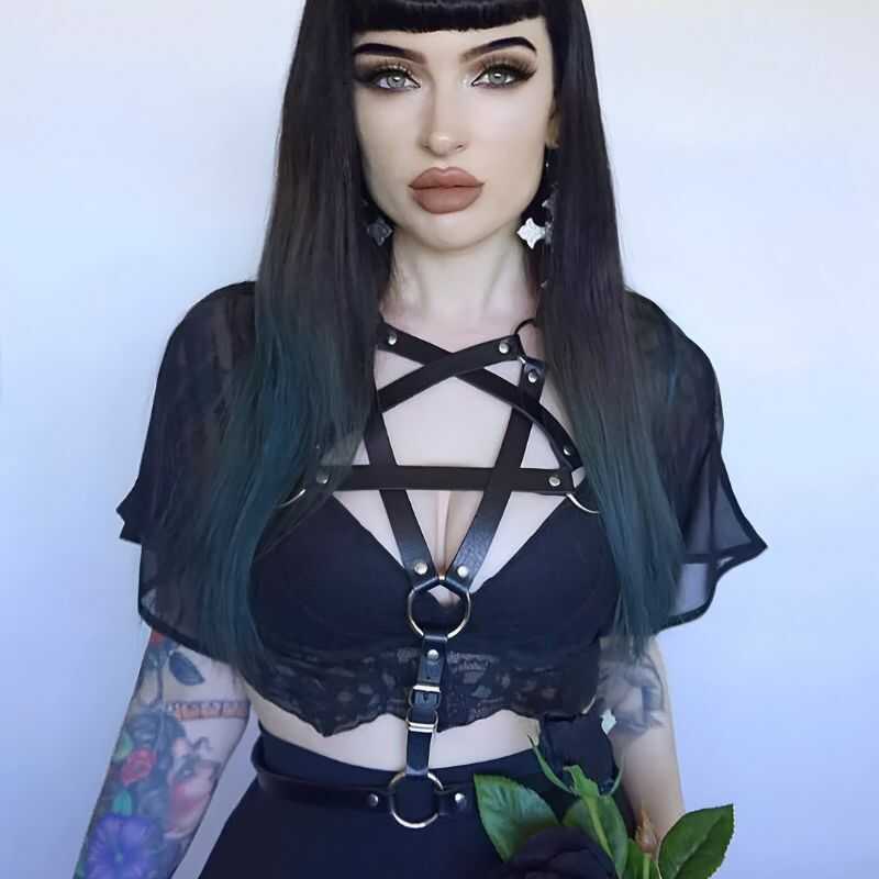 Harnais Pentagramme cuir