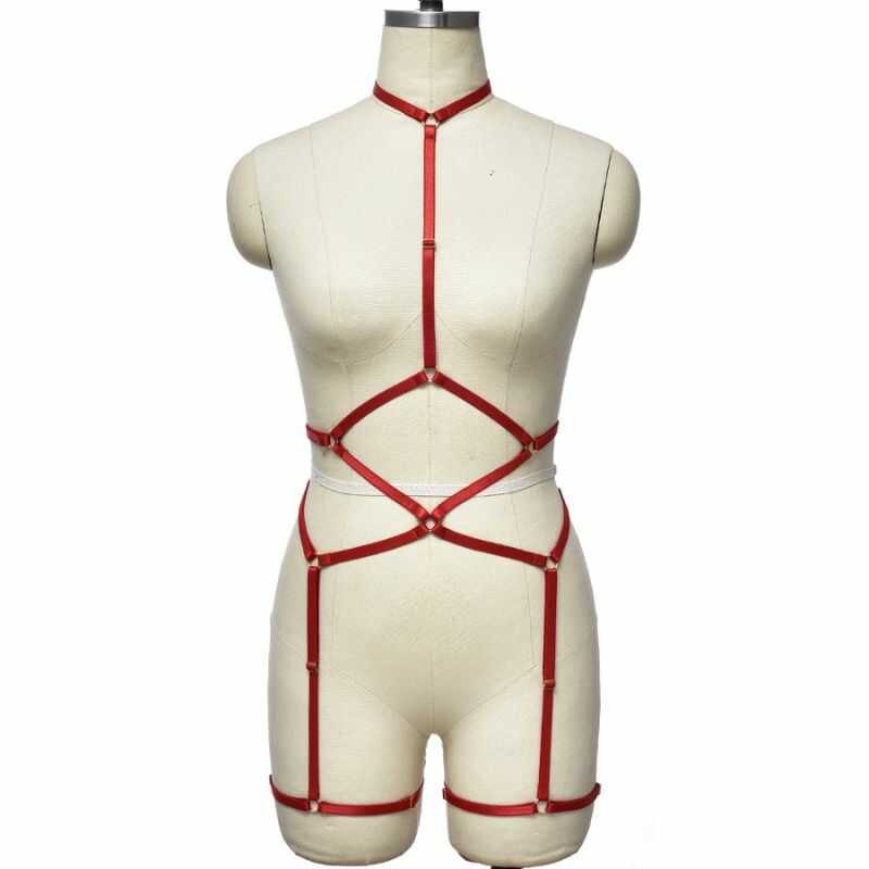 Harnais Sexy Lingerie Rouge