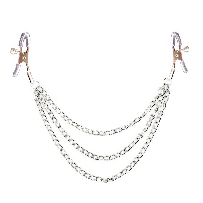 Pinces Tétons Triple Chaîne