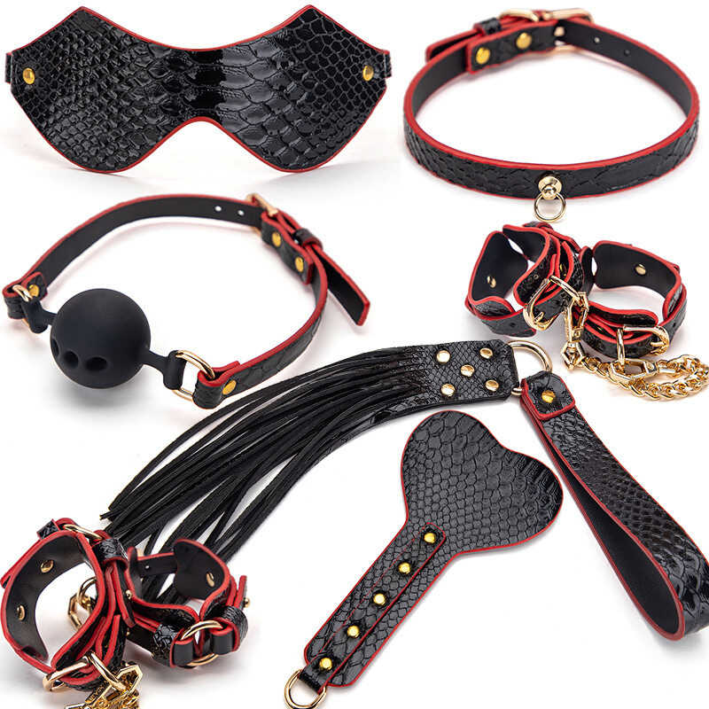 Kit BDSM Caiman noir
