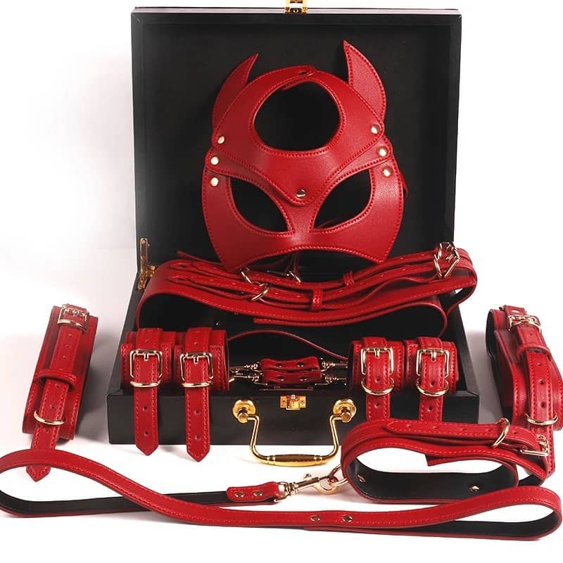 Kit BDSM Débutant Rouge
