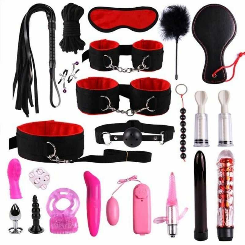 Kit BDSM soft rouge