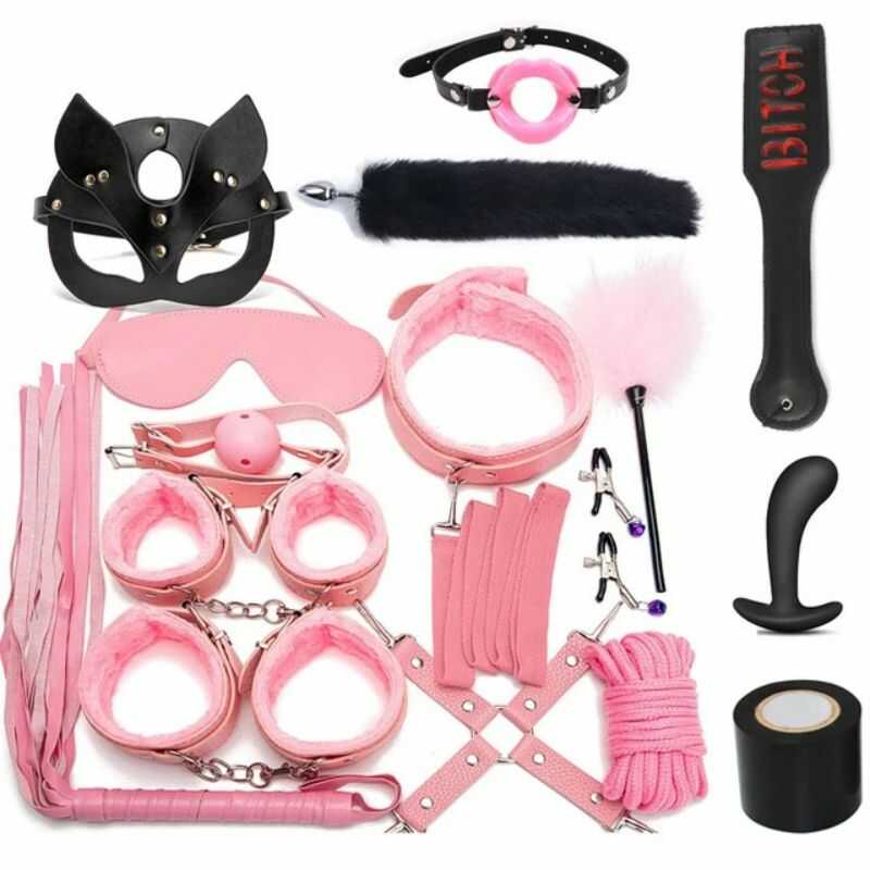 Kit Bondage Rose 16 Pièces