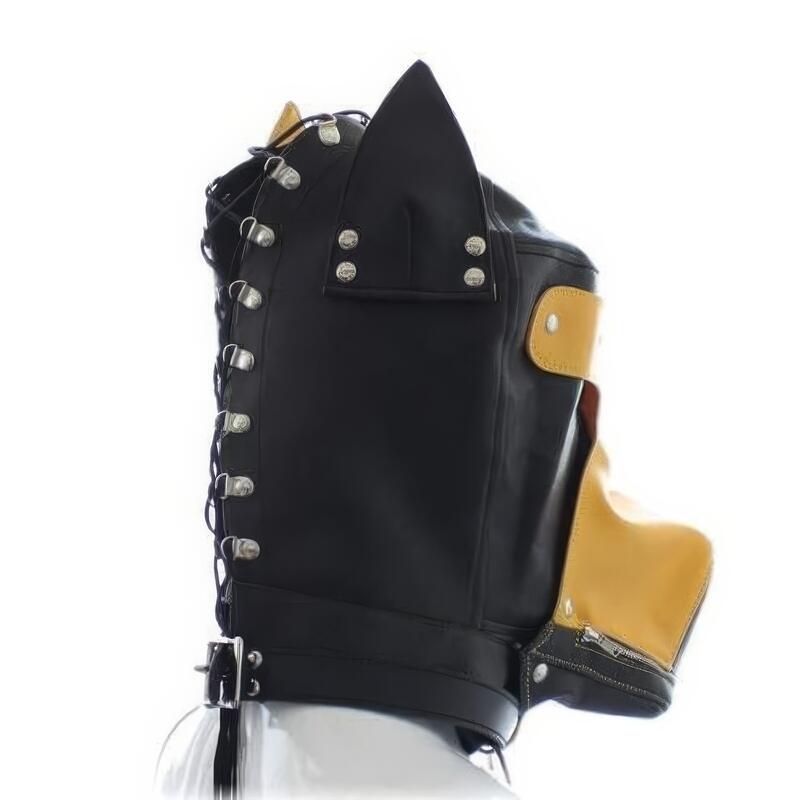 Masque Chien BDSM Cuir couple